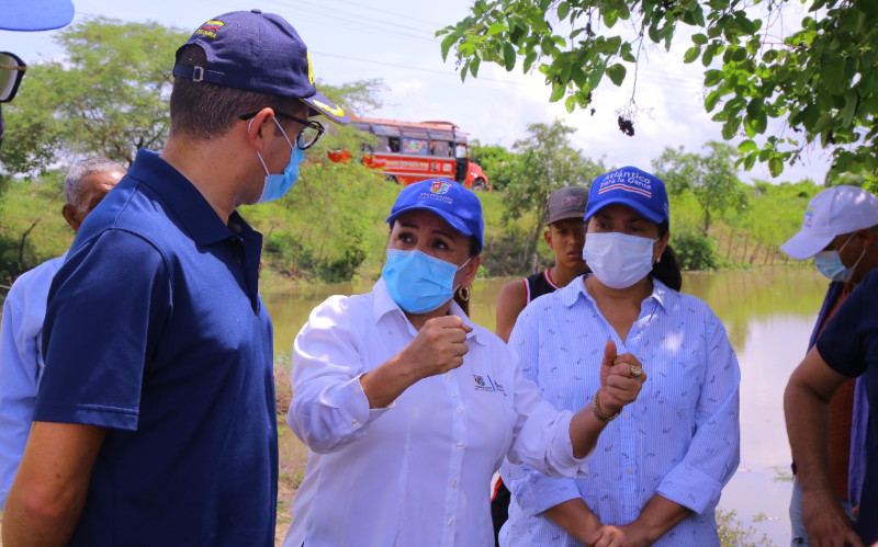 En coordinación con municipios del sur del Atlántico, Gobernación adelanta acciones para mitigar emergencias en el Canal del Dique