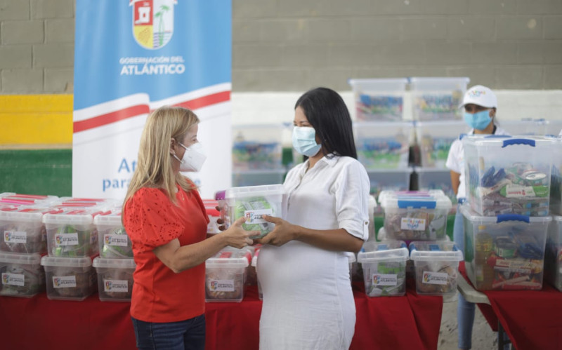 Con 'Nutriendo Vidas', Gobernación del Atlántico beneficia a mujeres gestantes, lactantes y primera infancia
