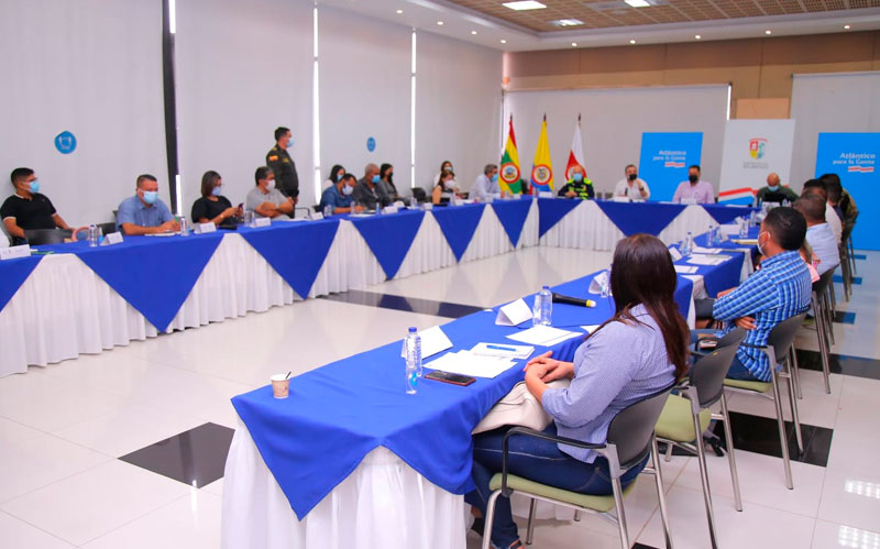 Gobernación del Atlántico socializó con alcaldes municipales el Plan Estratégico de Seguridad de fin de año