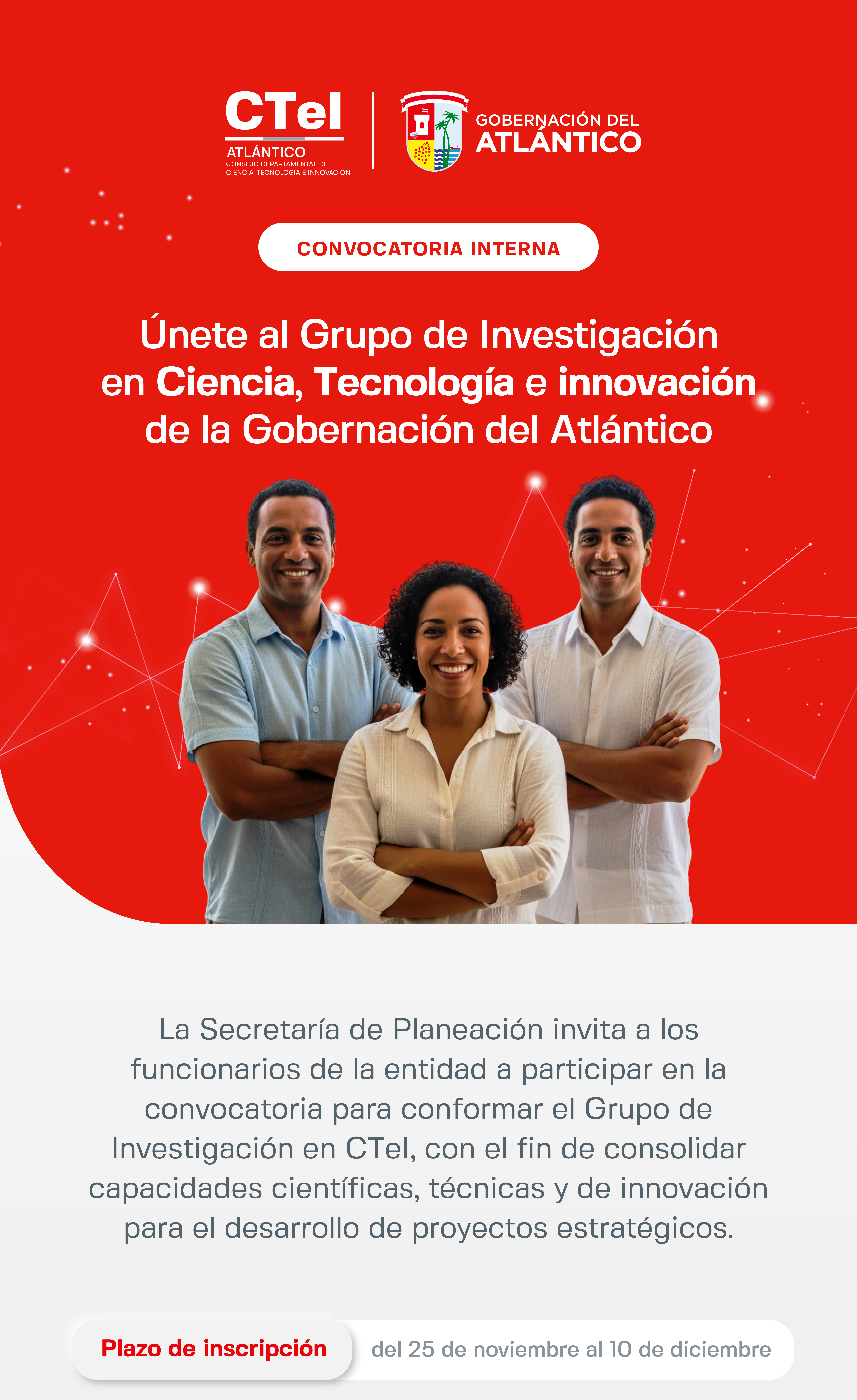 inscripcion convocatoria grupo investigacion