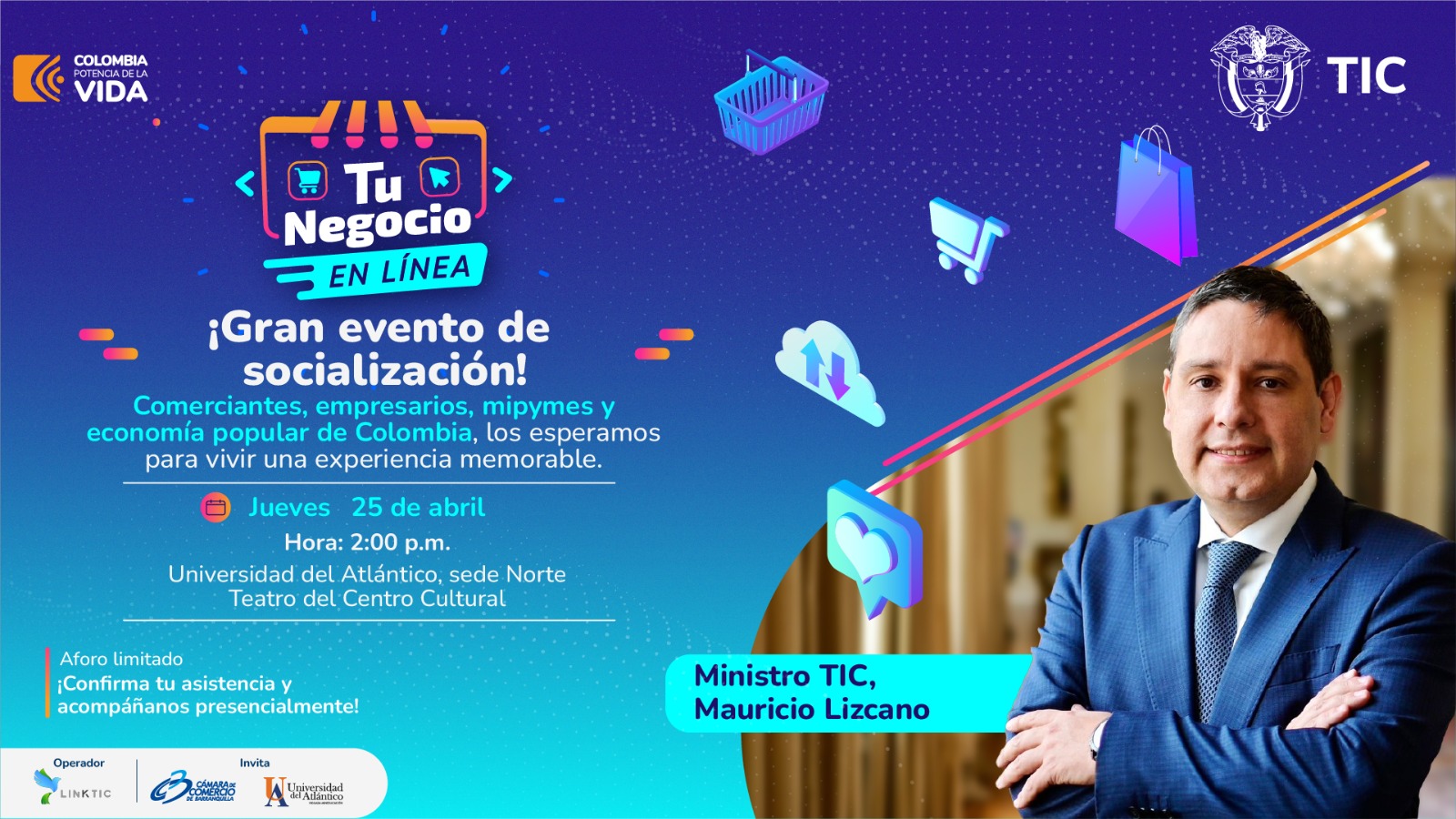 ¡El Ministerio TIC llegó a Barranquilla! Evento-Tic