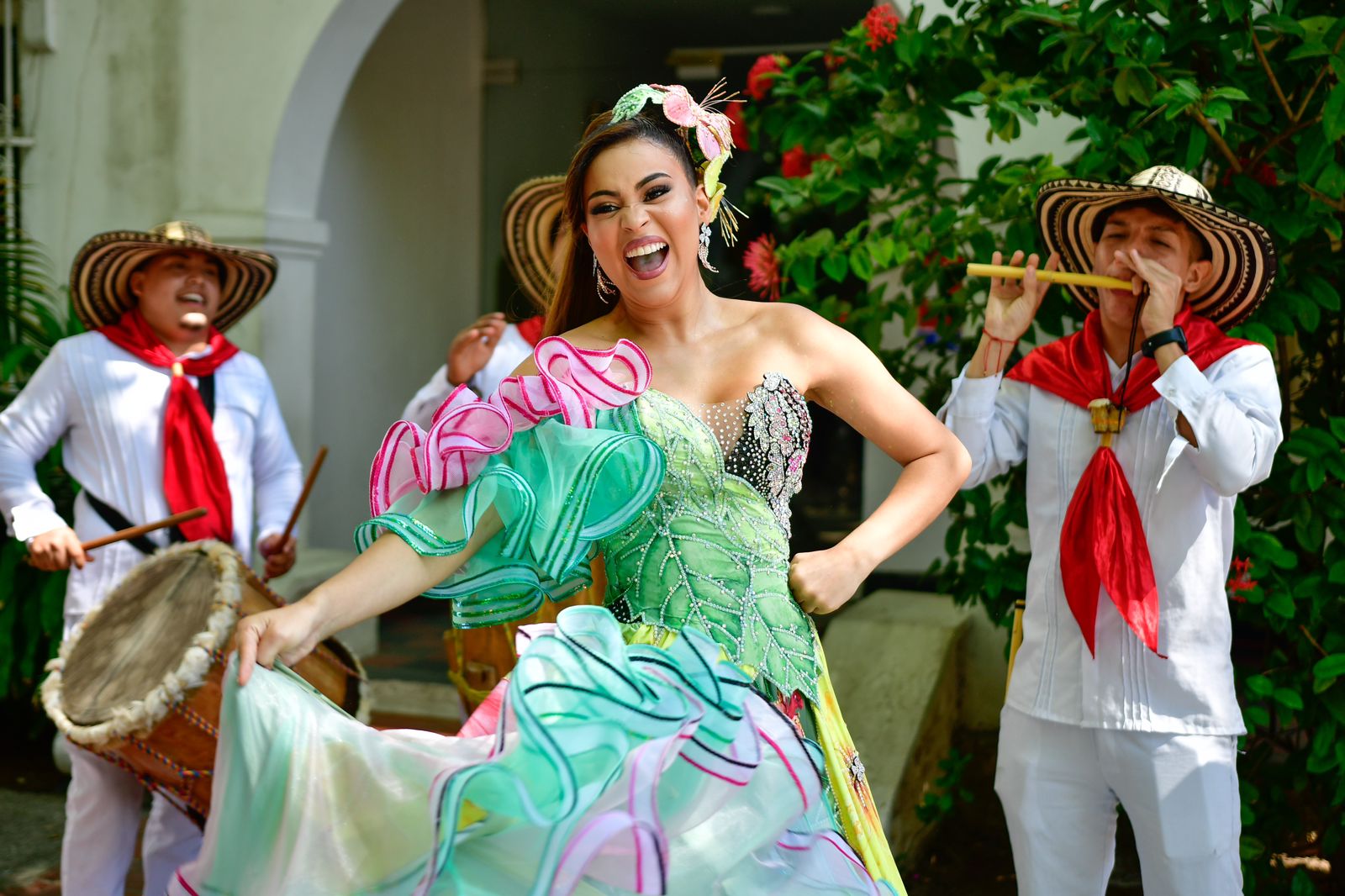 Con la coronación de Natalia se prende el Carnaval del Atlántico Pa´l Mundo Feb-0063