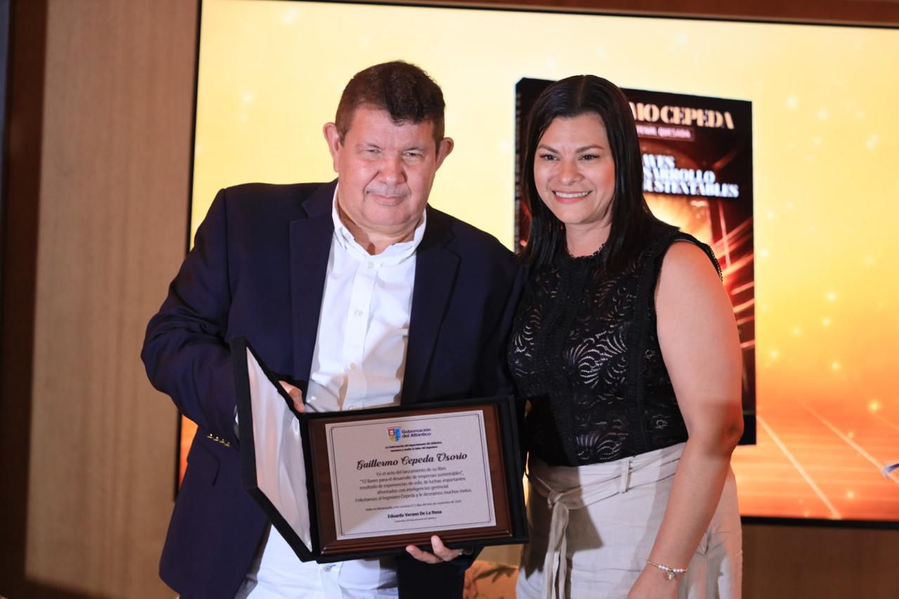 Gobernación del Atlántico hace reconocimiento a trayectoria del empresario Guillermo Cepeda Osorio