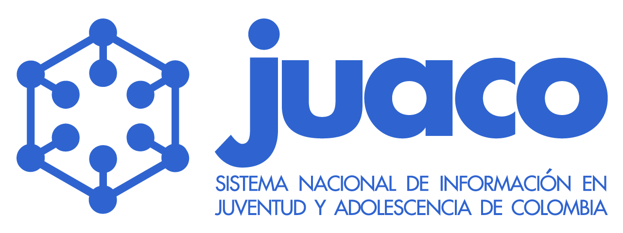 Logo de la Plataforma especializada en la adolescencia y la juventud colombiana (Juaco) JUACO logo 2021