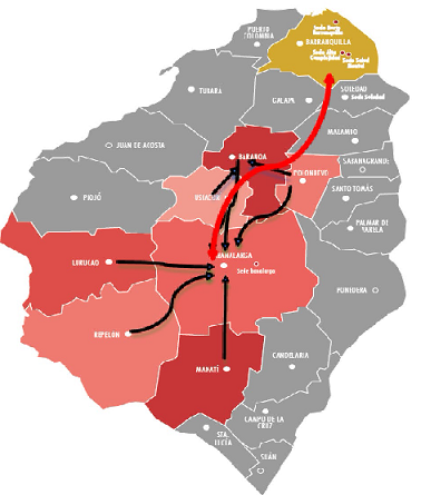 Mapa Sub reb Suroeste 2