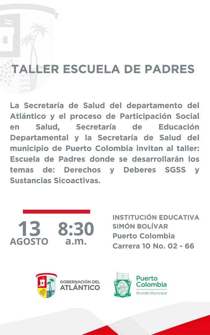 TALLER ESCUELA DE PADRES PUERTO COLOMBIA