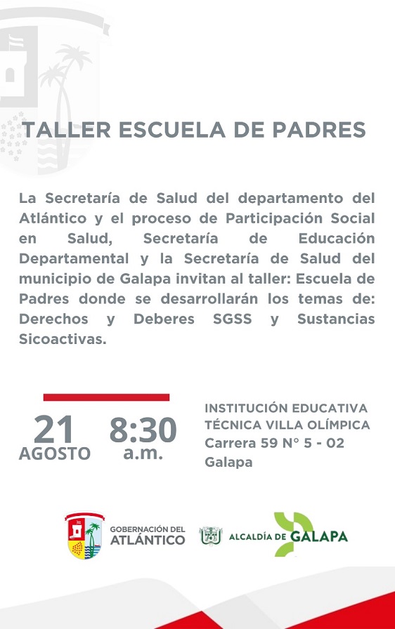Taller Esc padres galapa